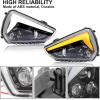 imageSAUTVS LED Headlights for Can Am Ryker LED Head Lights Front Lamps with HighLow Beams DRL Turn Signal Light for CanAm Ryker 600 900 Sport ampamp Ryker Rally Edition All Models Accessories