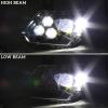 imageSAUTVS LED Headlights for Maverick Trail Sport Commander LED Head lamp halo light Clear Lens for CanAm Trail Sport Max 800 1000 20182025  Commander ampamp Max 1000R 20212025 Accessories 2PCS