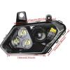 imageSAUTVS LED Headlights for Maverick Trail Sport Commander LED Head lamp halo light Clear Lens for CanAm Trail Sport Max 800 1000 20182025  Commander ampamp Max 1000R 20212025 Accessories 2PCS