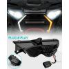 imageSAUTVS LED Headlights for Polaris RZR PRO XPRPRO S 2025 Accessories LED Head Lights Assembly Front Lamps with HighLow Beams DRL Turn Signal Light 1Pair