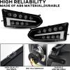imageSAUTVS LED Headlights for Polaris Ranger 570 Mid Size LED Head Lights Front Lamps with Turn Signal Lights DRL Halo Rings for Polaris Ranger 570 MidSizeDieselCrew 900 Crew 570 Accessories2PCS