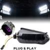 imageSAUTVS LED Headlights for Polaris Ranger 570 Mid Size LED Head Lights Front Lamps with Turn Signal Lights DRL Halo Rings for Polaris Ranger 570 MidSizeDieselCrew 900 Crew 570 Accessories2PCS