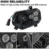 imageSAUTVS LED Headlights with Angel Eye for Polaris Ranger 570 FullSize 1625 LED Head Lights Front Lamps for Polaris Ranger 570 Full Size 20162025 Accessories