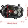 imageSAUTVS LED Headlights with Angel Eye for Sportsman LED Head Lights Front Lamps with High Low Beam Lights for Polaris Sportsman 400 500 550 570 800 850 20092017 Accessories