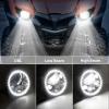 imageSAUTVS LED Headlights with Halo Ring DRL for Yamaha Viking High Low Beam Front Head Lamp Assembly for Yamaha VikingVI 20182025 Accessories2PCS