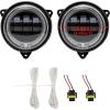 imageSAUTVS LED Low Beam Headlights with Halo Ring DRL for CanAm Outlander 500 650 800 850 1000 XMR STD XT XTP 20122022 Accessories 2PCS Replace 710006177