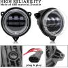 imageSAUTVS LED Low Beam Headlights with Halo Ring DRL for CanAm Outlander 500 650 800 850 1000 XMR STD XT XTP 20122022 Accessories 2PCS Replace 710006177