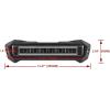 imageSAUTVS LED Rear Accent Tail Light for Polaris RZR PRO R 20222024 Accessories LED Rear Center 3rd Brake Stop Lamp Taillight Auxiliary Lamp