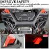 imageSAUTVS LED Rear Marker Lights for RZR PRO XPPRO RTURBO R 20202024 Smoked Black Rear Signal LED Tail Clearance Light Side Lamps Position Lamps 2PCS