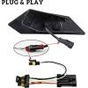 imageSAUTVS LED Rear Marker Lights for RZR PRO XPPRO RTURBO R 20202024 Smoked Black Rear Signal LED Tail Clearance Light Side Lamps Position Lamps 2PCS