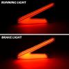 imageSAUTVS LED Tail Lights Assembly for CanAm Maverick R LED Red Taillights Rear Brake Stop Lights Tail Lamps for Can Am Maverick R MAX X RS 2024 Accessories Replace 710007646 710007647