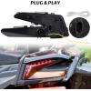 imageSAUTVS LED Tail Lights Rear Lamps Assembly with Yellow Turn Signal Light for CanAm Maverick X3 XDS XRS Max Turbo R 20172025 Accessories 2PCS 710004744LED Tail Lights with Turn Signal Lights