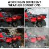 imageSAUTVS LED Taillight Assembly for Honda Pioneer 500 Smoked Black Rear Brake Stop Light Tail Lamp for Honda Pioneer 500 MUV700 TRX250 300 400EX 20052024 Accessories 1PC Replace 33700HN1A71