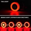 imageSAUTVS LED Taillights for Kawasaki Teryx 4 Smoked Black Tail Lights Tail Lamps Set for Kawasaki Teryx4 20182025 Accessories 2PCS