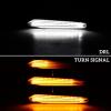 imageSAUTVS LED Turn Signal Daytime Running Lights for CanAm Spyder Front DRL Turn Signal with Yellow Flashing Lights for Can Am Spyder RT 20202025 Accessories 2PCS Replace 219401024DRL with Turn Signals