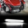 imageSAUTVS LED Turn Signal Daytime Running Lights for CanAm Spyder Front DRL Turn Signal with Yellow Flashing Lights for Can Am Spyder RT 20202025 Accessories 2PCS Replace 219401024White DRL