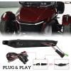 imageSAUTVS LED Turn Signal Daytime Running Lights for CanAm Spyder Front DRL Turn Signal with Yellow Flashing Lights for Can Am Spyder RT 20202025 Accessories 2PCS Replace 219401024DRL with Turn Signals