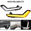 imageSAUTVS LED Turn Signal Fang Lights DRL Daytime Running Lights with White Yellow Light for Can Am Defender ampamp Defender Max 2020  Commander ampamp Commander Max 2021 Accessories2PCS