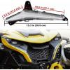 imageSAUTVS LED Turn Signal Fang Lights for CanAm Maverick R Front DRL Auxiliary Accent Lamps with Yellow Flashing Lights for Can Am Maverick R MAX X RS 2024 Models Accessories