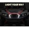 imageSAUTVS LED Turn Signal Fang Lights for Polaris General 10004XPXP4 1000 20162025 Accessories Grille Accent Lamps Signature Lights Grill Lamps One Pair