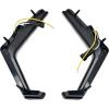imageSAUTVS LED Turn Signal Fang Lights for Polaris RZR XP 1000 XP Turbo 20192023RZR Trail S 20212025 Front Signature Accent Fang Lights Grill Lamps One Pair Replace 2884871