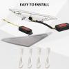 imageSAUTVS LED Turn Signal Fang Lights for Yamaha Raptor 700 Front Grille Accent Lights Signature Grill Lamps for Yamaha Raptor 700 700R 20132025 Accessories2PCS