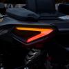 imageSAUTVS LED Turn Signal Tail Lights Assembly Smoked Black Rear Lamps with Yellow Flashing Lights for CanAm Maverick R MAX X RS 2024 Accessories Replace 710007646 710007647