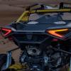 imageSAUTVS LED Turn Signal Tail Lights Assembly Smoked Black Rear Lamps with Yellow Flashing Lights for CanAm Maverick R MAX X RS 2024 Accessories Replace 710007646 710007647