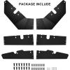 imageSAUTVS Lower Door Panels Insert Kit for Polaris RZR PRO XPRZR PRO RTurbo R 20202024 2 Seats Accessories Lower Door Trim Valance Kit 2PCS Black
