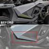 imageSAUTVS Lower Door Panels Insert Kit for Polaris RZR PRO XPRZR PRO RTurbo R 20202024 2 Seats Accessories Lower Door Trim Valance Kit 2PCS Black