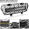 imageSAUTVS Mesh Grille with LED Spotlight for Polaris General 1000 XP 10004 20162025 Accessories Front Mesh Grill with LED Light Bar