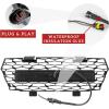 imageSAUTVS Mesh Grille with LED Spotlight for Polaris General 1000 XP 10004 20162025 Accessories Front Mesh Grill with LED Light Bar