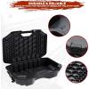 imageSAUTVS Modular Cargo Box for CanAm Maverick 10 L  26 Gallon Rugged Rear Cargo Box with Lid for Can Am Maverick X3 MAXTrailDefenderCommander Accessorie Replace 715005494
