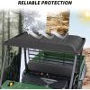 imageSAUTVS Mule 4010 Hard Roof Top 2Piece Combined Plastic Roof Top for Kawasaki Mule 4000 4010 3000 3010 3020 2520 2510 2500 19902025 Accessories Replace OEM KAF30030A