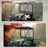 imageSAUTVS Mule 4010 Hard Roof Top 2Piece Combined Plastic Roof Top for Kawasaki Mule 4000 4010 3000 3010 3020 2520 2510 2500 19902025 Accessories Replace OEM KAF30030A
