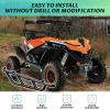 imageSAUTVS Nerf Bars Rock Sliders Side Bumper for CFMOTO ZForce 950 HO EX Sport 20202024 Accessories Combined Heavy Duty Steel Tree Kickers Side Steps Low Profile Protector Replace 5BY8013001000