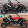 imageSAUTVS Nerf Bars Rock Sliders Side Bumper for CFMOTO ZForce 950 HO EX Sport 20202024 Accessories Combined Heavy Duty Steel Tree Kickers Side Steps Low Profile Protector Replace 5BY8013001000