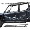 imageSAUTVS Nerf Bars Rock Sliders for Honda Talon 1000X4 Combined Side Bumper Protector Guard Side Steps Tree Kickers for Honda Talon 1000X4 1000XS4 1000R4 20202025 Accessories4 Seat