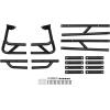 imageSAUTVS Nerf Bars Rock Sliders for Honda Talon 1000X4 Combined Side Bumper Protector Guard Side Steps Tree Kickers for Honda Talon 1000X4 1000XS4 1000R4 20202025 Accessories4 Seat