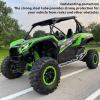imageSAUTVS Nerf Bars Rock Sliders for Kawasaki Teryx KRX 1000 Combined Side Bumper Protector Guard Side Steps Tree Kickers for Kawasaki Teryx KRX 1000 20202025 Accessories2 Seat