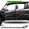 imageSAUTVS Nerf Bars Rock Sliders for Kawasaki Teryx KRX4 1000 Combined Side Bumper Protector Guard Side Steps Tree Kickers for Kawasaki Teryx KRX 4 1000 20232025 Accessories4 Seat