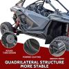 imageSAUTVS Nerf Bars Rock Sliders for Polaris RZR PRO XPRSTurbo R Accessories 2025 Combined Side Bumper Protector Guard Side Steps KickOut Tree Kickers2 SeatReplace OEM 289039628839972889208