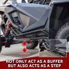 imageSAUTVS Nerf Bars Rock Sliders for Polaris RZR PRO XPRSTurbo R Accessories 2025 Combined Side Bumper Protector Guard Side Steps KickOut Tree Kickers2 SeatReplace OEM 289039628839972889208