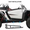 imageSAUTVS Nerf Bars Rock Sliders for RZR XP 1000 2024 2025 Combined Side Bumper Protector Guard Side Steps Low Profile Rock Sliders Tree Kickers for Polaris RZR XP 1000 2024 2025 Accessories  2 Seat