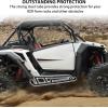 imageSAUTVS Nerf Bars Rock Sliders for RZR XP 1000 2024 2025 Combined Side Bumper Protector Guard Side Steps Low Profile Rock Sliders Tree Kickers for Polaris RZR XP 1000 2024 2025 Accessories  2 Seat