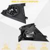 imageSAUTVS One Pair Front Dash Speaker Panels Waterproof Dustproof Front Dashboard Speaker Enclosures for Can Am Maverick R MAX X RS 2024 Models Accessories