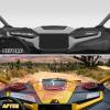 imageSAUTVS One Pair Front Dash Speaker Panels Waterproof Dustproof Front Dashboard Speaker Enclosures for Can Am Maverick R MAX X RS 2024 Models Accessories