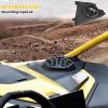 imageSAUTVS One Pair Front Dash Speaker Panels Waterproof Dustproof Front Dashboard Speaker Enclosures for Can Am Maverick R MAX X RS 2024 Models Accessories