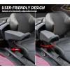 imageSAUTVS Passenger Armrests for CanAm Spyder RT Rear Passenger Arm Rest Kit for Can Am Spyder RT 20202025 Accessories Replace 219401181