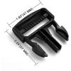 imageSAUTVS Plastic Door Net Buckle Clip for Polaris Ranger 1000 XP Black Door side safety Net Fastener for Polaris Ranger Crew 900 1000 XP 20162020 Accessories 4PCS Replace 5452505